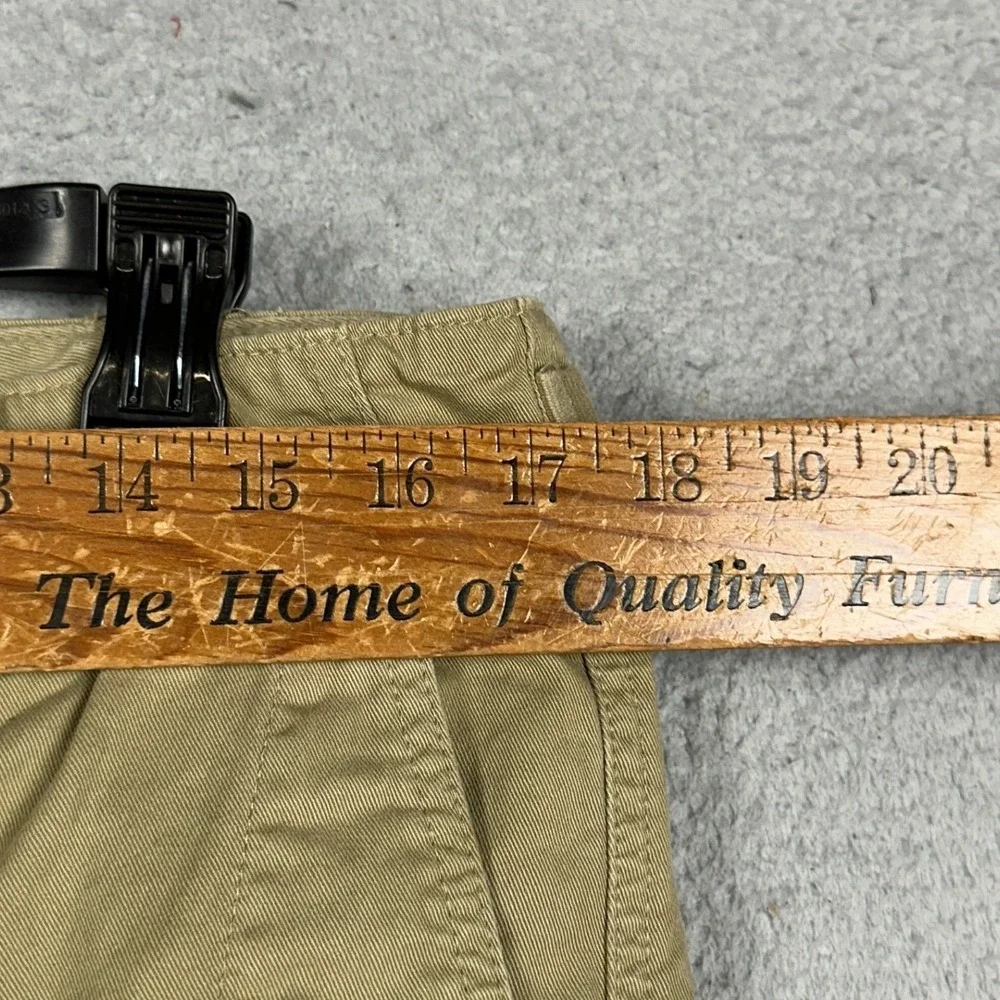 J Crew Pants Mens 32X32 Tan Cargo Utility Workwear Flat Front Straight Pockets